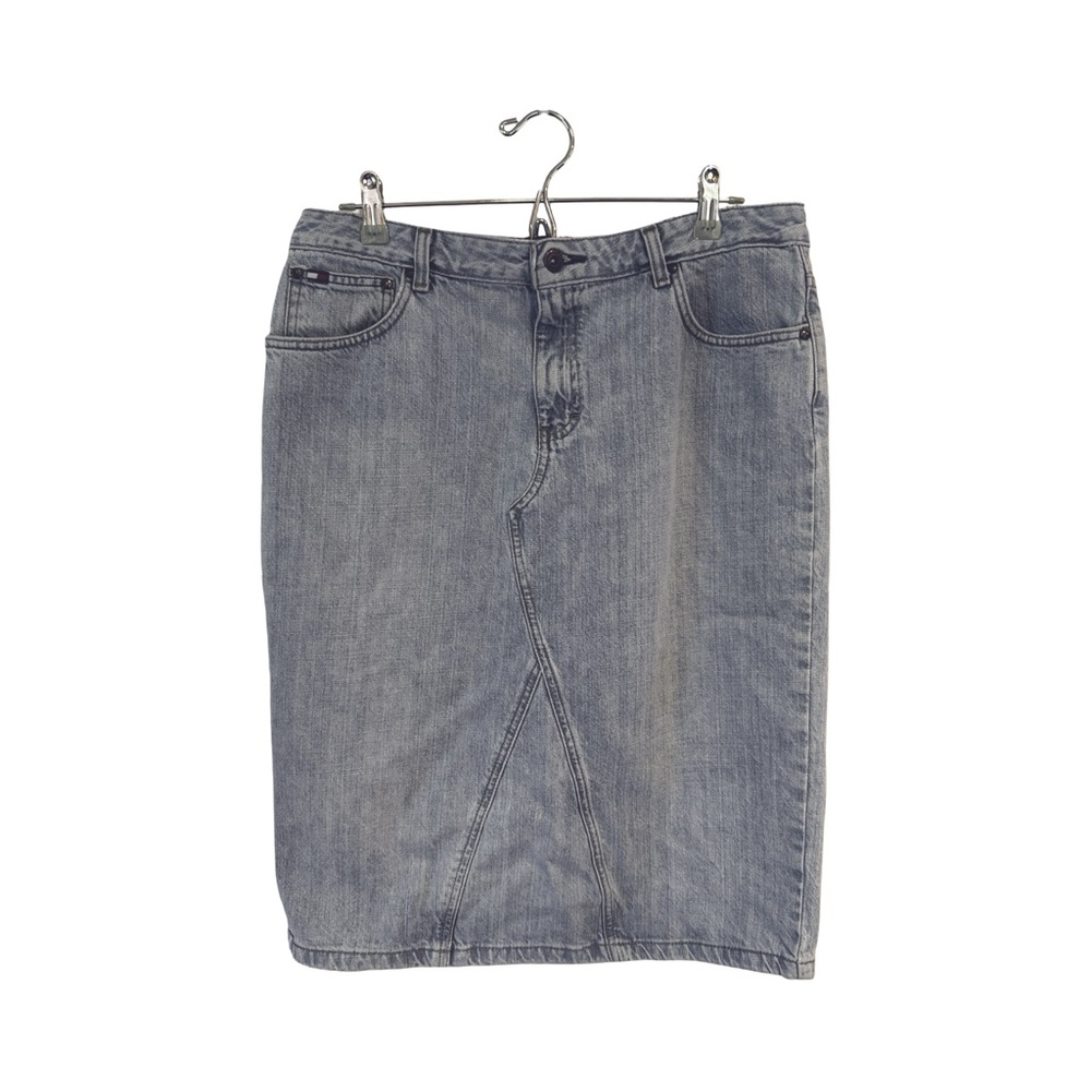 Vintage Denim Pencil Skirt Tommy Hilfiger Size 12 90s Y2K
